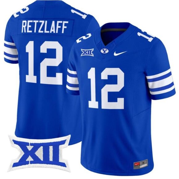 Mens Youths Kids Womens Jake Retzlaff Royal Vapor Stitched Jersey